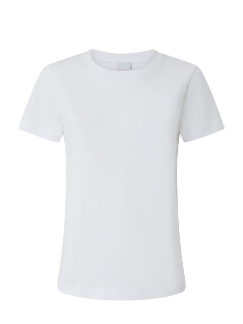 PINKO START T-shirt avec logo blanc brillant - T-shirt