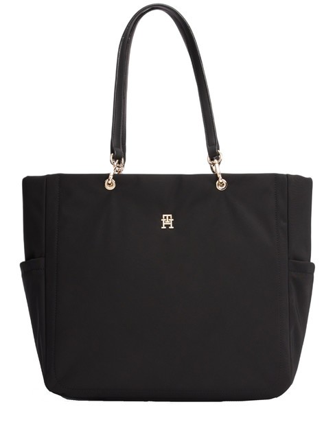 TOMMY HILFIGER TH SPRING Sac à provisions le noir - Sacs pour Femme