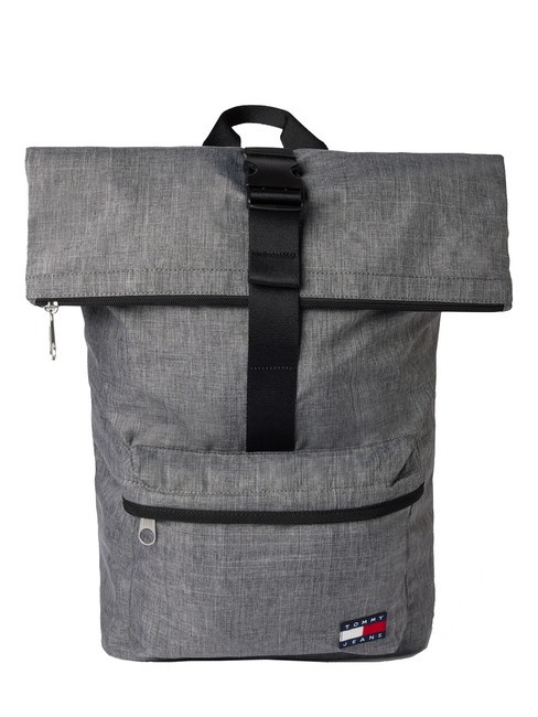 TOMMY HILFIGER TOMMY JEANS ESSENTIAL DAILY  Sac à dos à roulettes gris zinc - Sacs à dos pour ordinateur portable