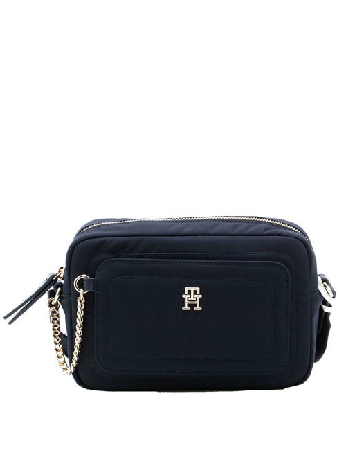 TOMMY HILFIGER TH SPRING Mini sac pour appareil photo sur l'épaule bleu de l'espace - Sacs pour Femme