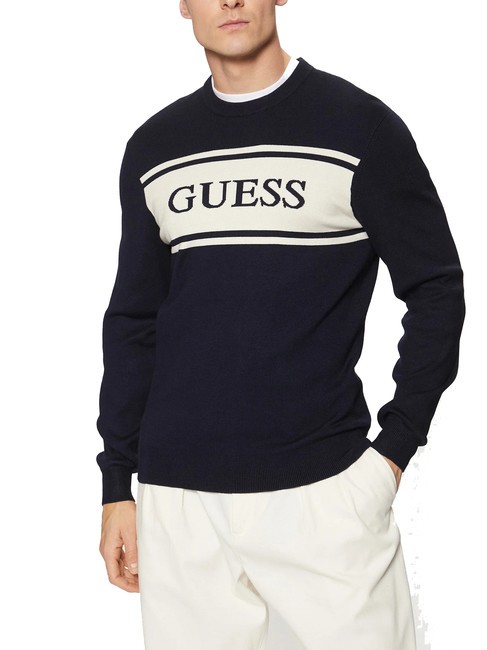 GUESS FLICK  Pull-over smartblue - Pulls pour hommes