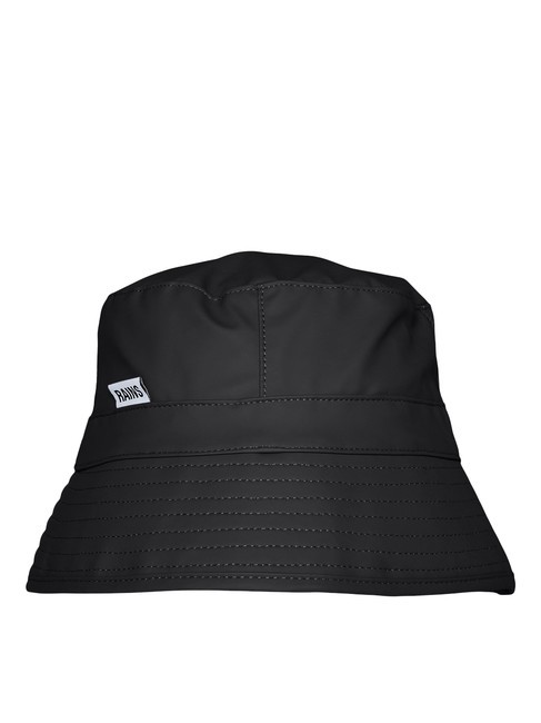 RAINS BUCKET W2  Chapeau noir - Bonnets