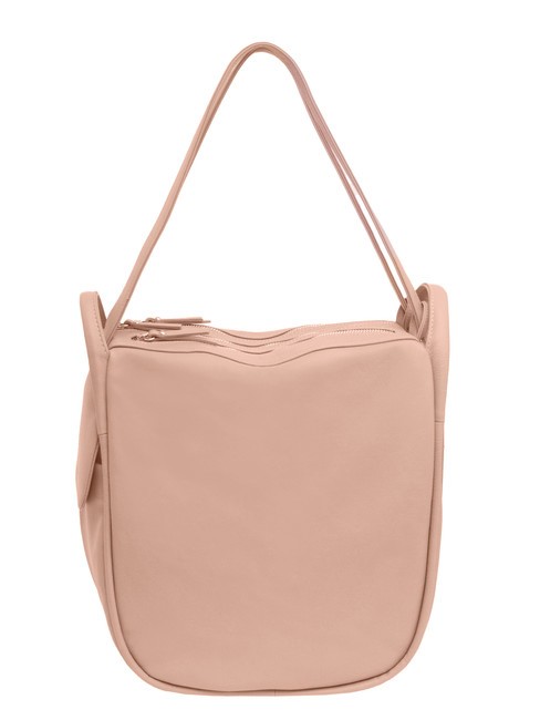 LESAC TRIO Sac à dos en cuir nappa rose poussiéreux - Sacs pour Femme