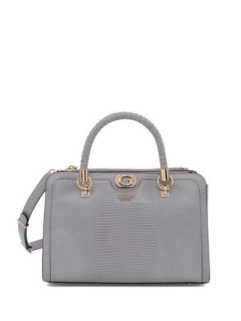 GUESS ORLINA Sac à main St lézard gris lavande - Sacs pour Femme