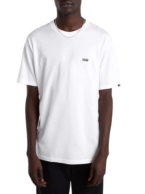 VANS LEFT CHEST LOGO  T-shirt en coton blanc noir - T-shirt