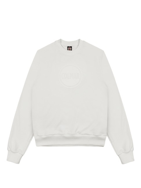 COLMAR CONNECTIVE Sweat-shirt à col rond avec logo blanc - Pulls molletonnés