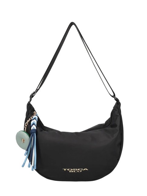 TOSCA BLU LIQUIRIZIA Sac croissant en nylon Noir - Sacs pour Femme