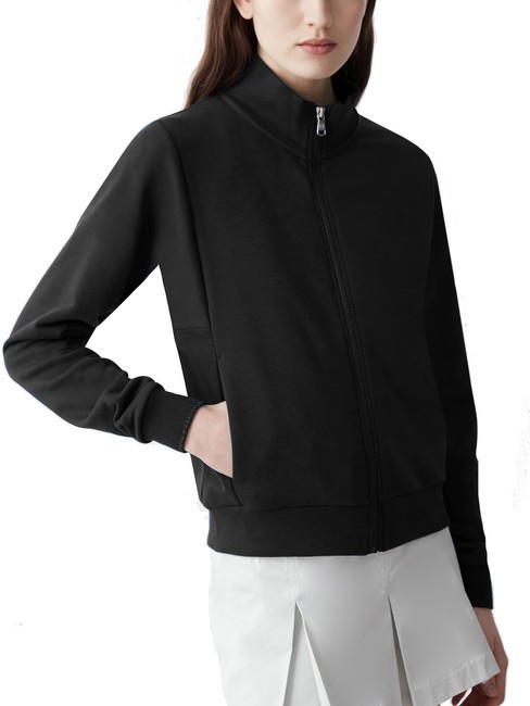 COLMAR CONNECTIVE Sweat col montant entièrement zippé noir - Sweat-shirts pour femmes