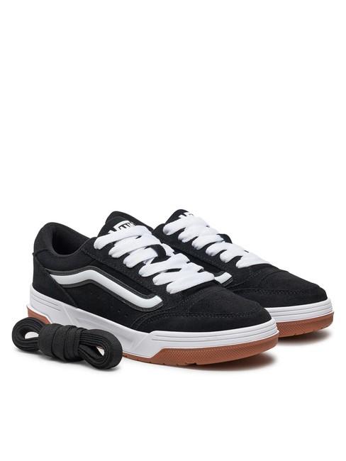 VANS HYLANE Baskets noir/blanc/gomme - Chaussures Homme