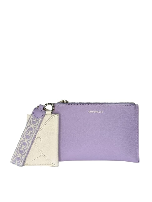 COCCINELLE LYRA  Pochette avec dragonne et pochette lavande/coc.milk - Sacs pour Femme