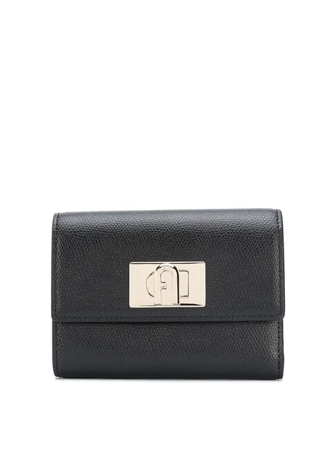 FURLA 1927 Portefeuille en cuir Noir - Portefeuilles Femme