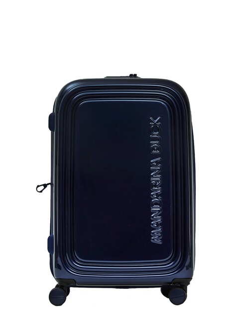 MANDARINA DUCK LOGODUCK+ METAL  Chariot moyen, extensible bleu indigo - Valises Rigides