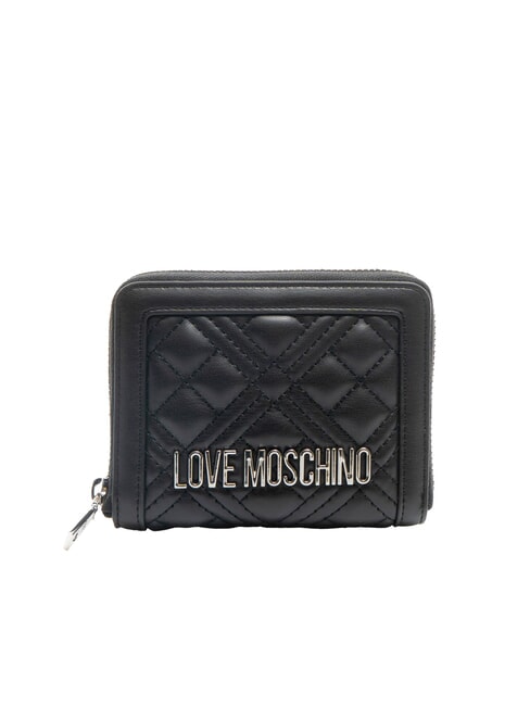 LOVE MOSCHINO QUILTED Petit portefeuille matelassé po00bx - Portefeuilles Femme