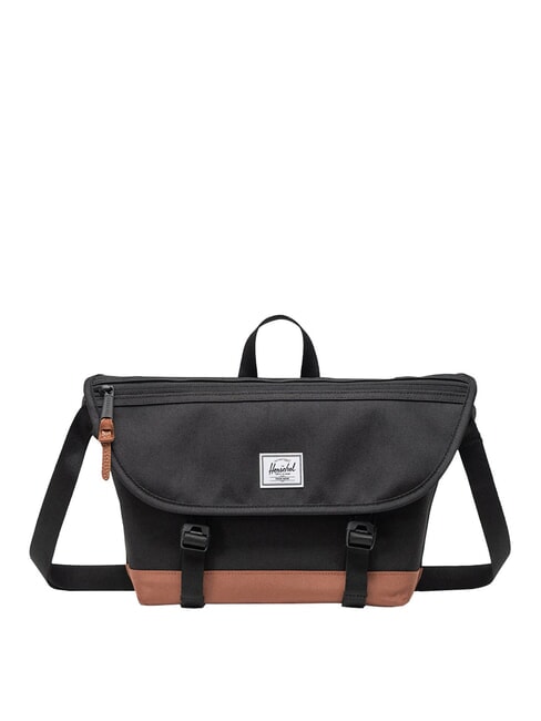 HERSCHEL COVE Dossier Messenger, PC 15,6" noir/marron selle - Porte Documents Travail