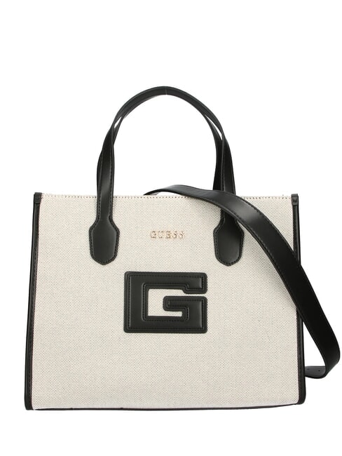 GUESS G STATUS  Sac à main, avec bandoulière naturel / noir - Sacs pour Femme