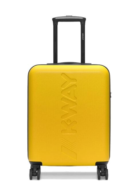 KWAY MAXILOGO Chariot à bagages à main jaune dk - bleu md - Valises cabine