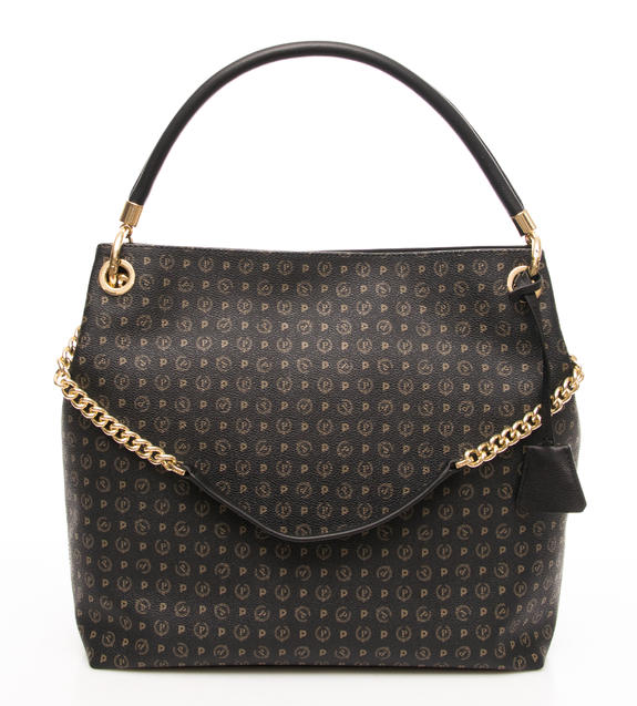 POLLINI Heritage Classic Sac porté épaule, muni d'une bandoulière Noir - Sacs pour Femme