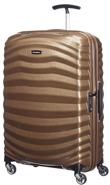 SAMSONITE Valise Ligne LITE-SHOCK ; taille moyennne ; ultra-légère sable - Valises Rigides