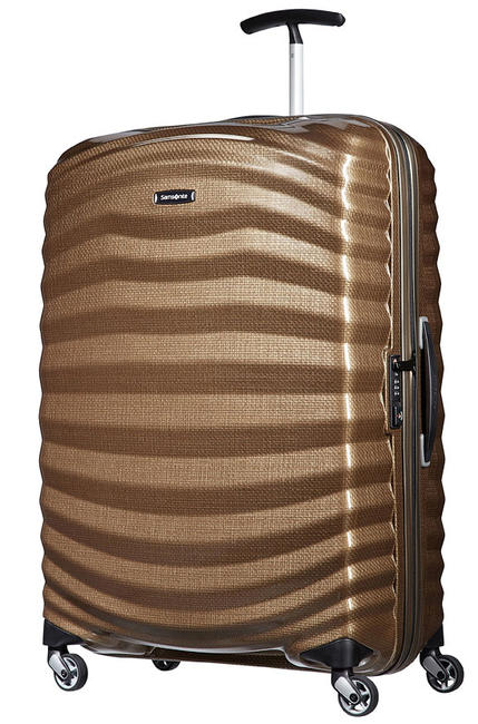 SAMSONITE Valise Ligne LITE-SHOCK ; taille grande ; ultra-légère sable - Valises Rigides