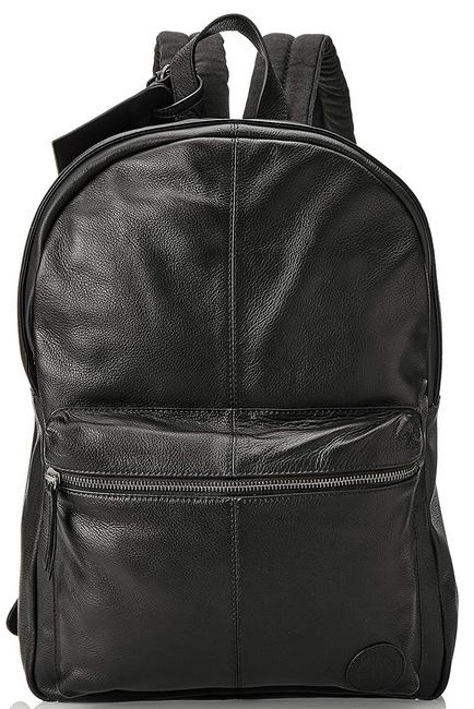 TIMBERLAND Sac à dos En cuir martelé NOIR - Sacs à dos pour ordinateur portable