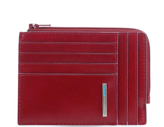 PIQUADRO Portefeuille Ligne BLUE SQUARE ROUGE - Portefeuilles Homme