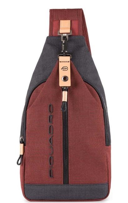 PIQUADRO Blame Sac à dos à une épaule, étui iPad ROUGE - Sacs à dos pour ordinateur portable