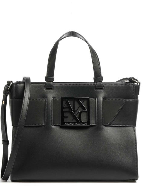 ARMANI EXCHANGE A|X BUCKLE Sac à main, avec bandoulière Noir - Sacs pour Femme