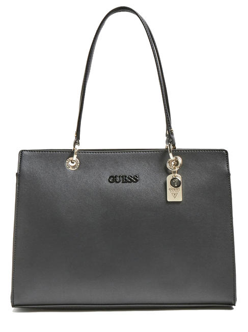 GUESS ISLA ELITE  Sac porté épaule ISLA ELITE NOIR - Sacs pour Femme