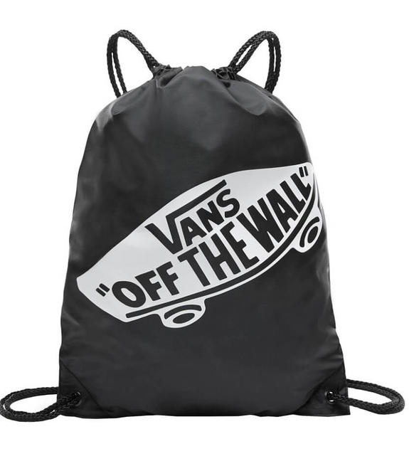 VANS   Sac à cordon coulissant noir - Sacs à dos pour l'École & les Loisirs