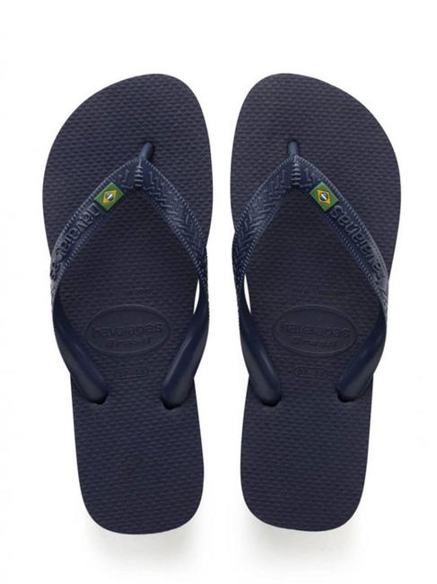 HAVAIANAS  Tongs BRASIL LOGO navyblu - Chaussures unisexe