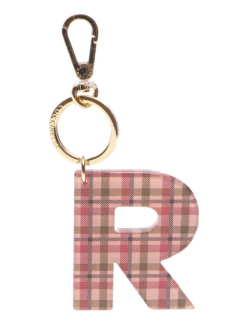 COCCINELLE  Porte-clés PLEXY TARTAN "R" PIVOINE - Porte-clés