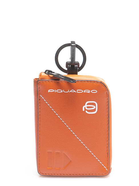 PIQUADRO EXPLORER Porte-clés / porte-cartes avec CONNEQU ORANGE - Porte-clés