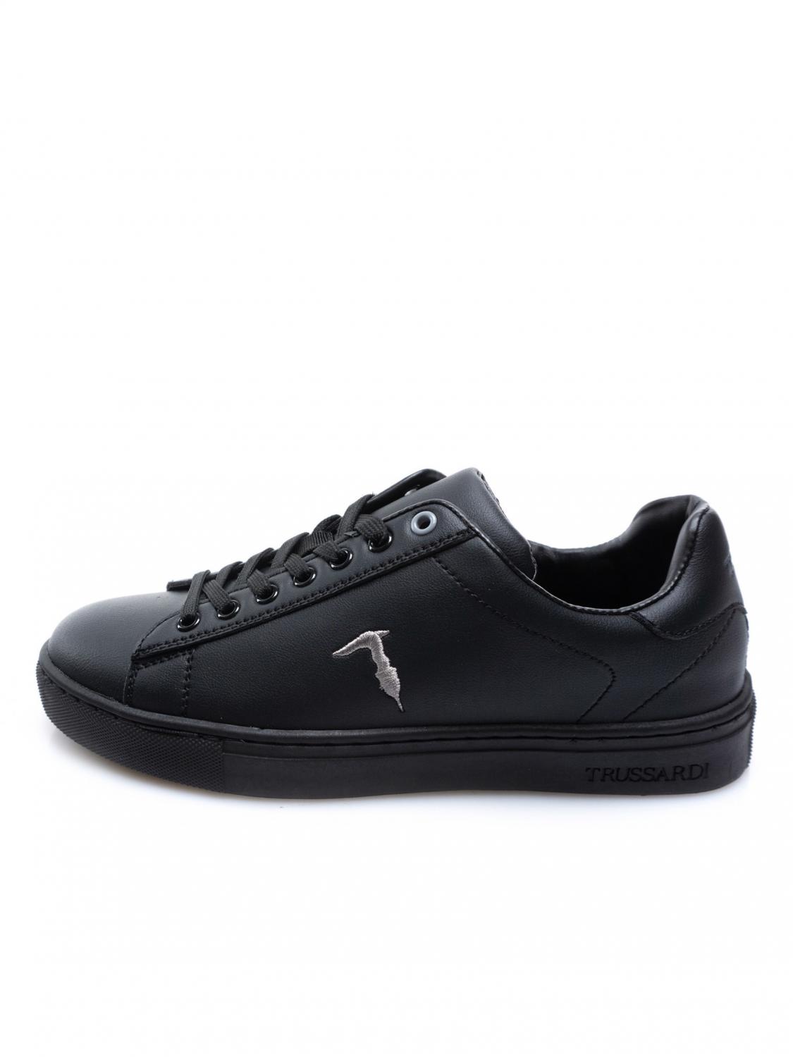 Trussardi New Danus Basket Noir Noir Noir Achetez Prix Outlet