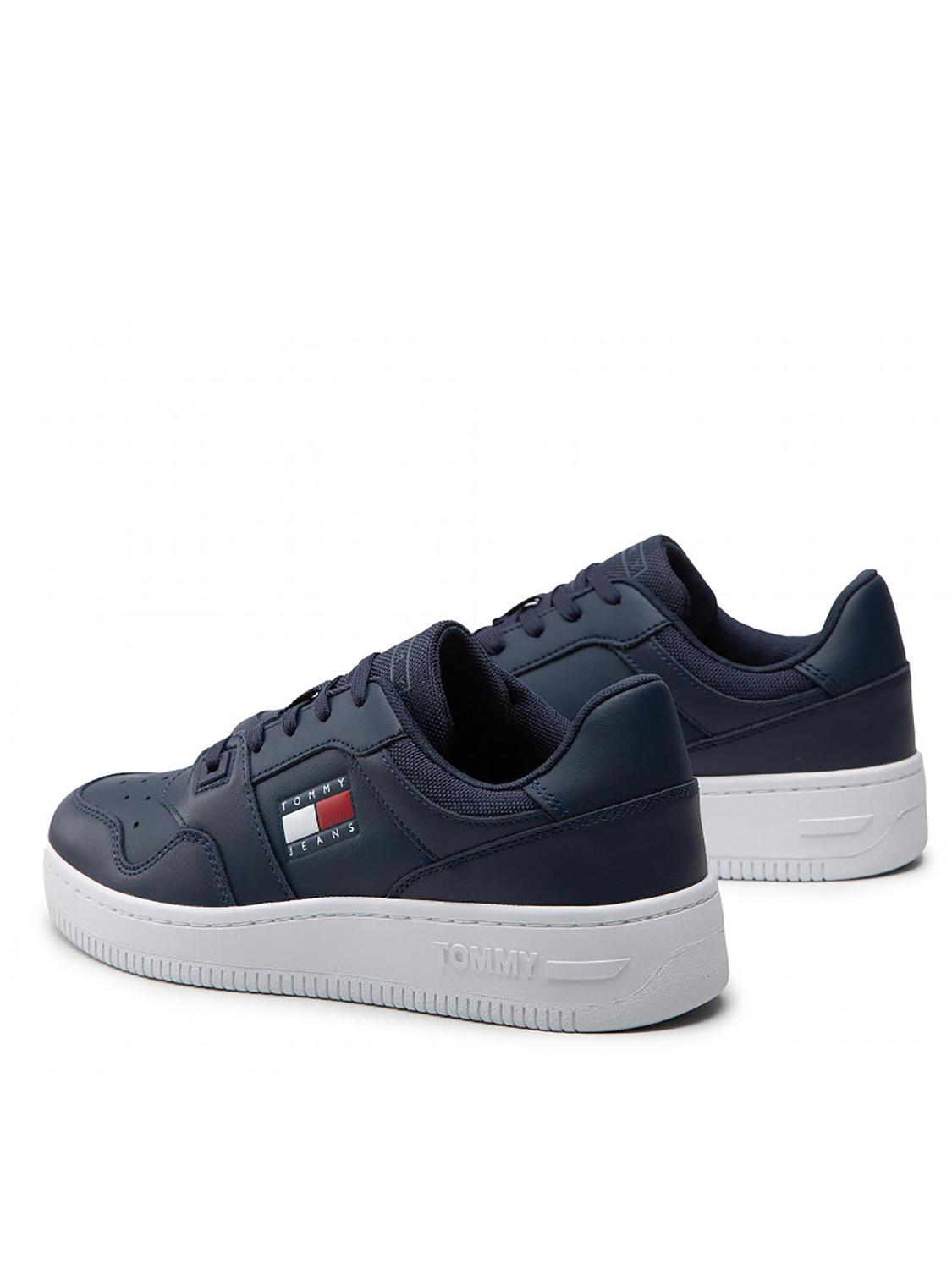 Tommy Hilfiger Retro Basket Baskets Homme Bleu Achetez Prix