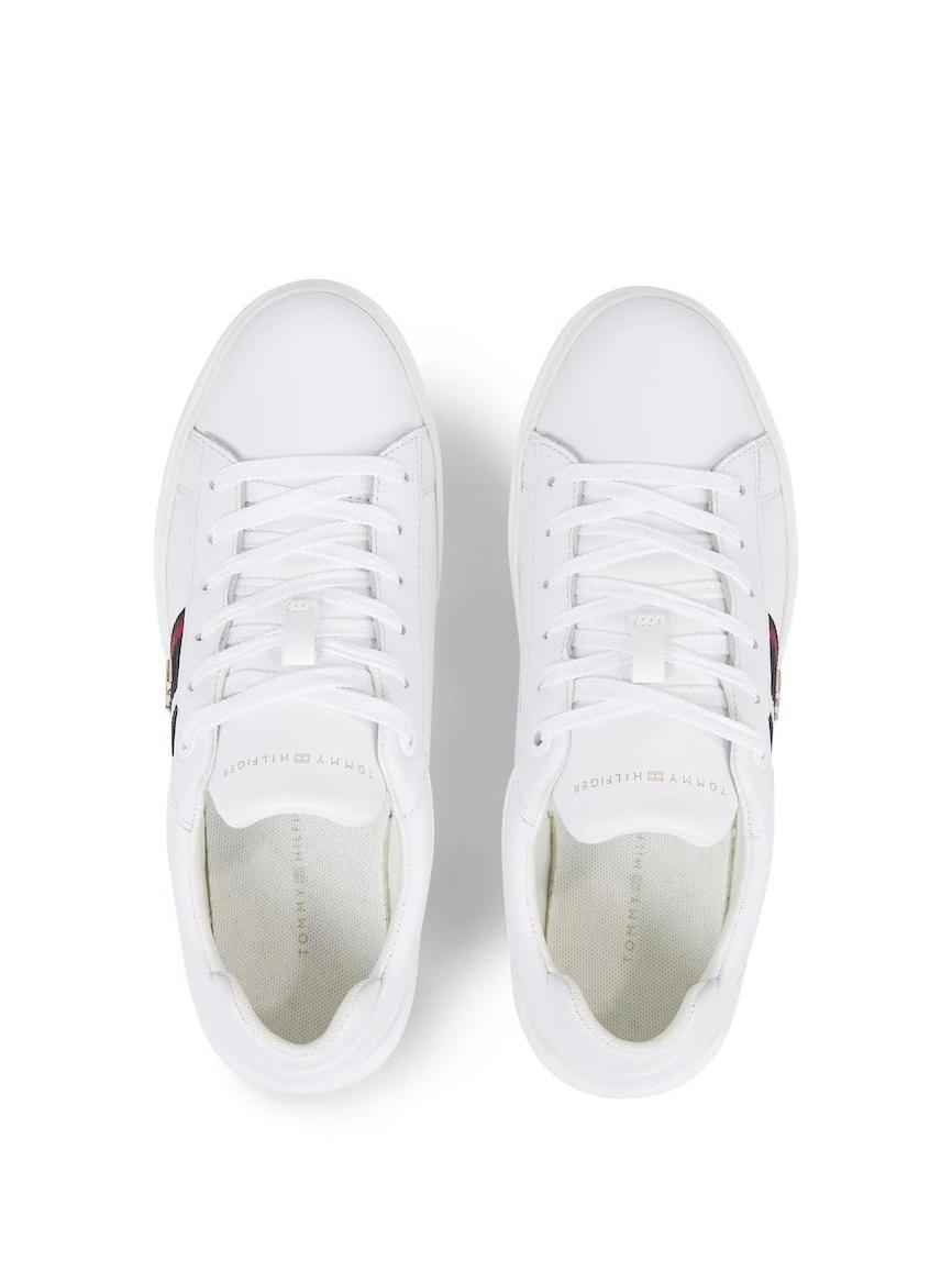 Baskets corp webbing blanc femme - Tommy Hilfiger